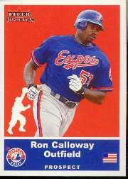 2002 Fleer Tradition Update #U15 Ron Calloway SP RC