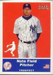 2002 Fleer Tradition Update #U33 Nate Field SP RC