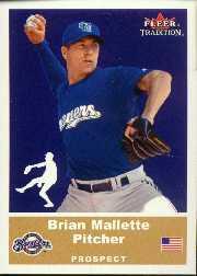 2002 Fleer Tradition Update #U39 Brian Mallette SP RC