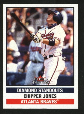 2002 Fleer Tradition Update #U284 Chipper Jones DS