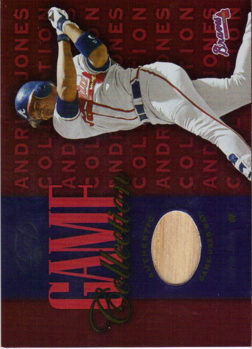 2002 Leaf Game Collection #AJB Andruw Jones Bat SP/300