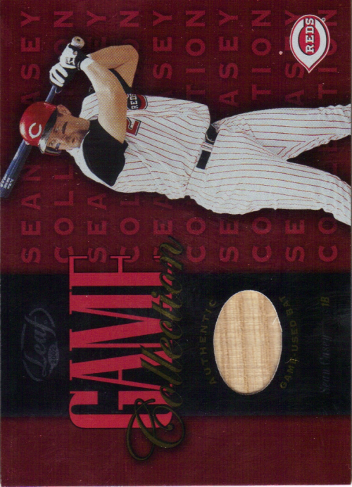 2002 Leaf Game Collection #SCB Sean Casey Bat