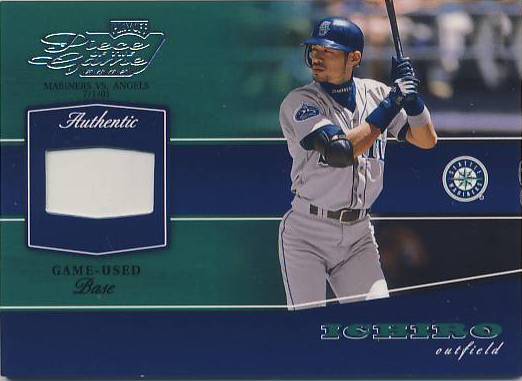 2002 Playoff Piece of the Game Materials #28A Ichiro Suzuki Base
