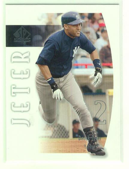 2002 SP Authentic #39 Derek Jeter