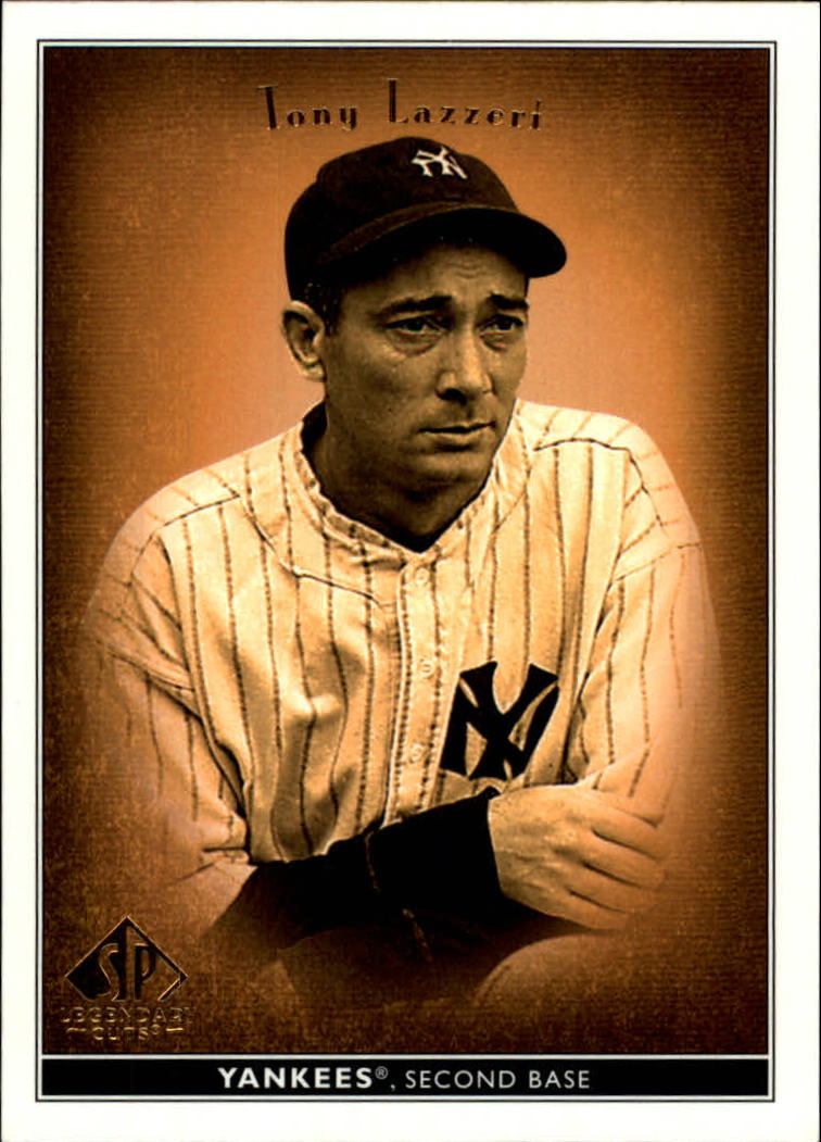 2002 SP Legendary Cuts #83 Tony Lazzeri