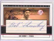 2002 SP Legendary Cuts Autographs #BSH Bob Shawkey/118