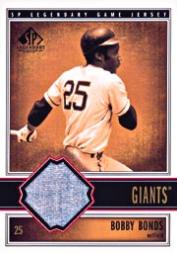 2002 SP Legendary Cuts Game Jersey #JBBO Bobby Bonds Pants