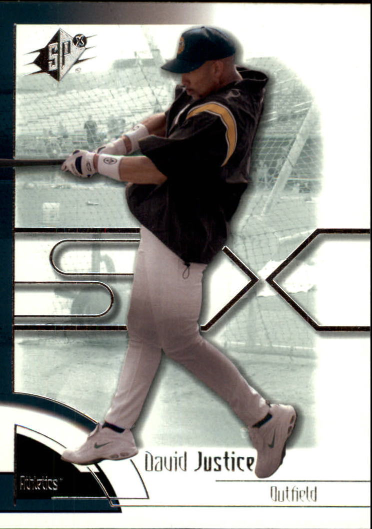 2002 SPx #3 David Justice