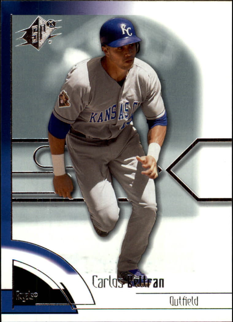 2002 SPx #28 Carlos Beltran