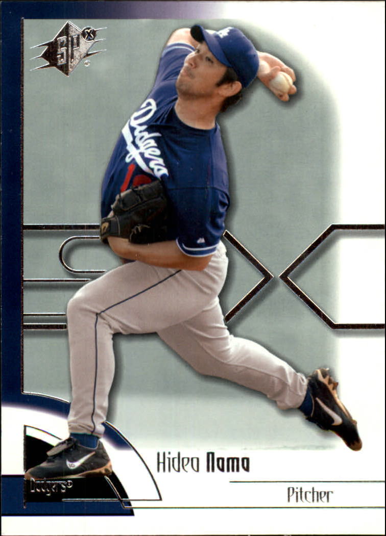 2002 SPx #64 Hideo Nomo