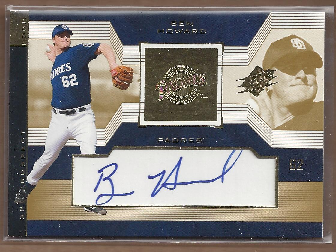 2002 SPx #133 Ben Howard AU RC