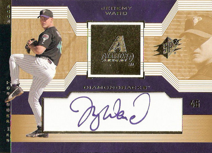 2002 SPx #149 Jeremy Ward AU RC