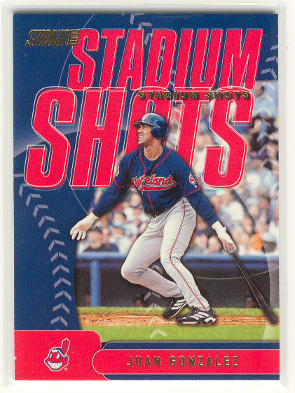 2002 Stadium Club Stadium Shots #SS7 Juan Gonzalez