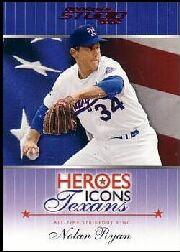 2002 Studio Heroes Icons Texans #HIT2 Nolan Ryan/100