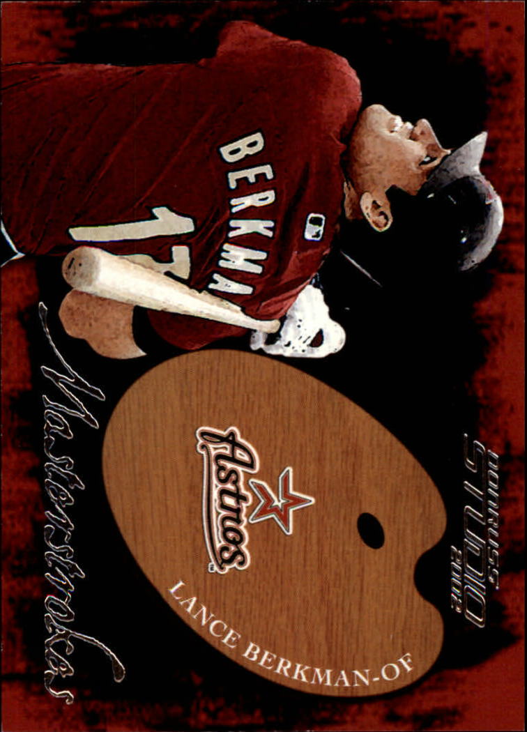 2002 Studio Masterstrokes #12 Lance Berkman