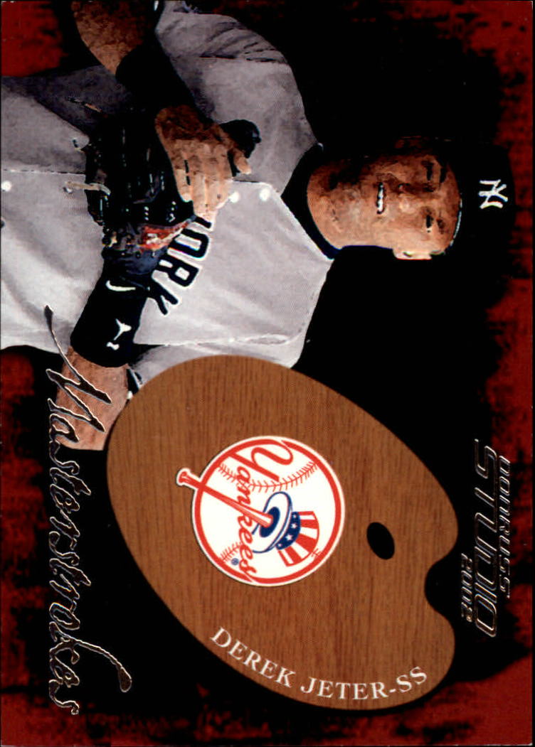 2002 Studio Masterstrokes #23 Derek Jeter