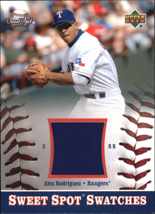 2002 Sweet Spot Swatches #AR Alex Rodriguez