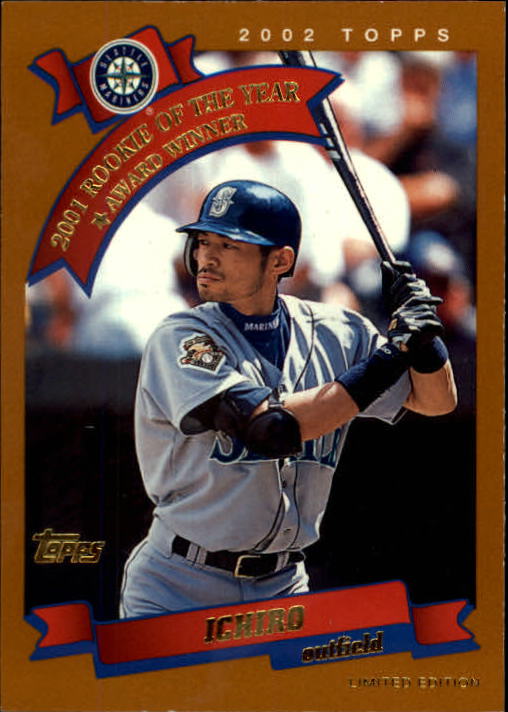 2002 Topps Limited #718 Ichiro Suzuki ROY