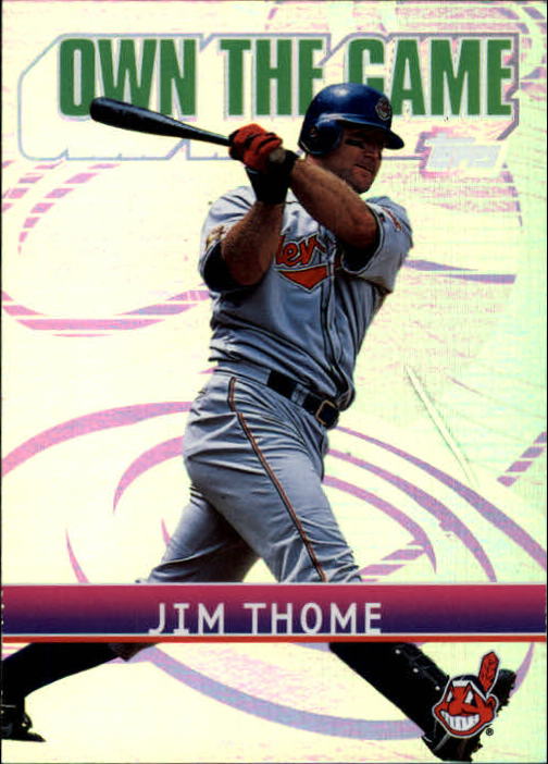 2002 Topps Own the Game #OG18 Jim Thome