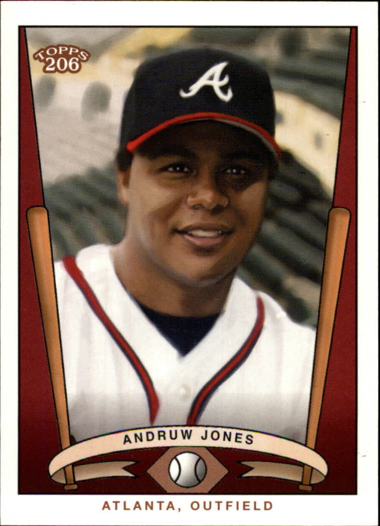 2002 Topps 206 Team 206 Series 3 #26 Andruw Jones