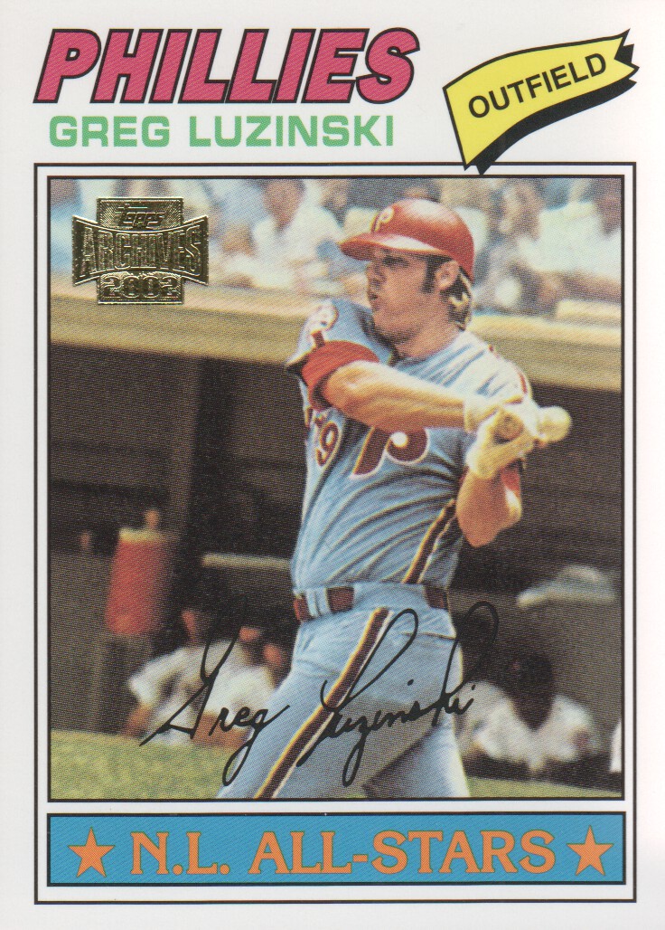 2002 Topps Archives #144 Greg Luzinski 77