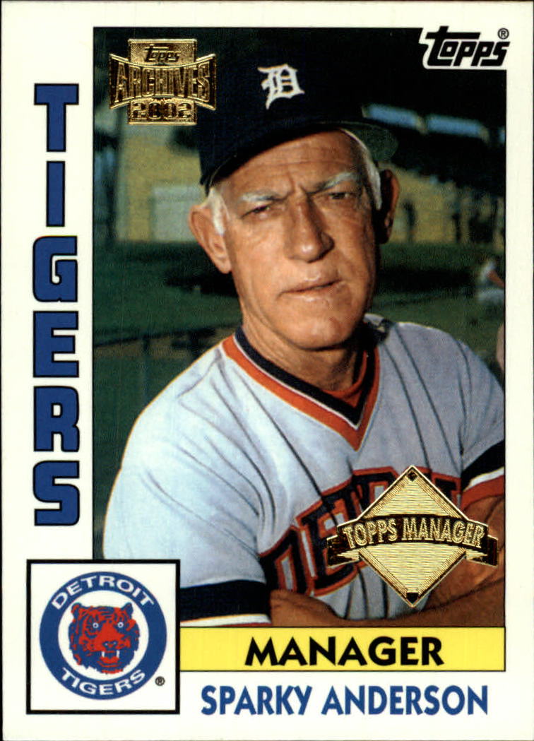 2002 Topps Archives #176 Sparky Anderson 84 MG