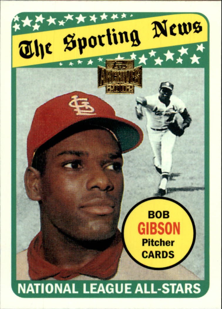 2002 Topps Archives #188 Bob Gibson 69 AS