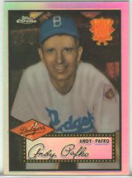 2002 Topps Chrome 1952 Reprints Refractors #52R4 Andy Pafko