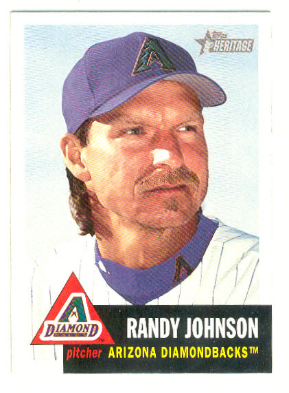 2002 Topps Heritage #10 Randy Johnson