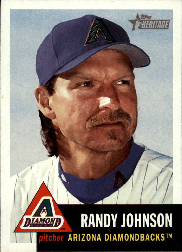 2002 Topps Heritage #10N Randy Johnson Night SP