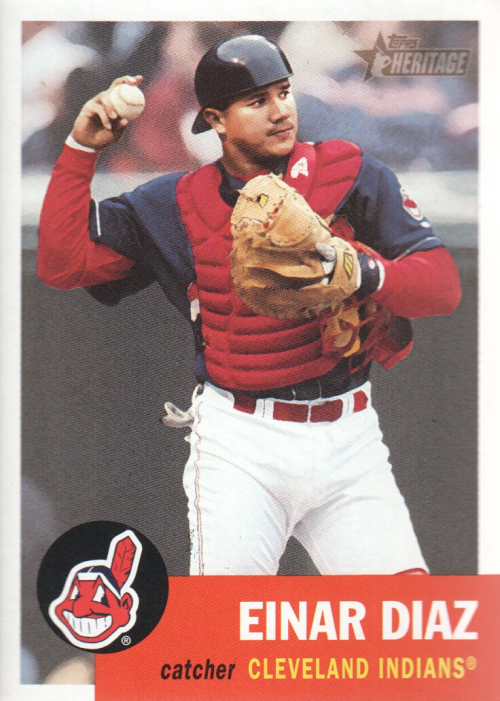 2002 Topps Heritage #76 Einar Diaz