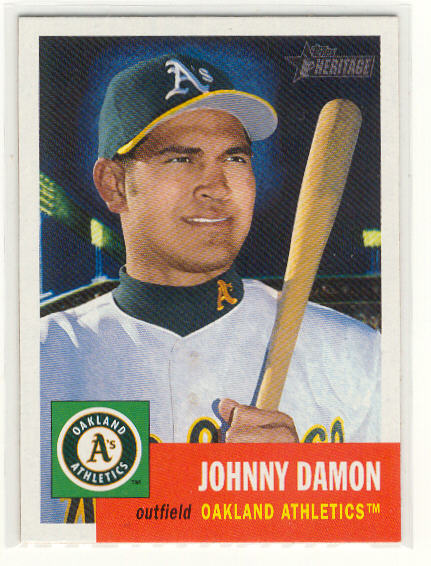 2002 Topps Heritage #92N Johnny Damon Night SP
