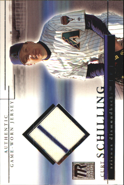 2002 Topps Reserve Uniform Relics #CS Curt Schilling E