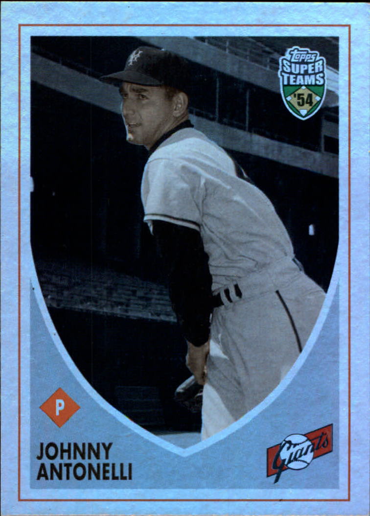 2002 Topps Super Teams Retrofractors #7 Johnny Antonelli