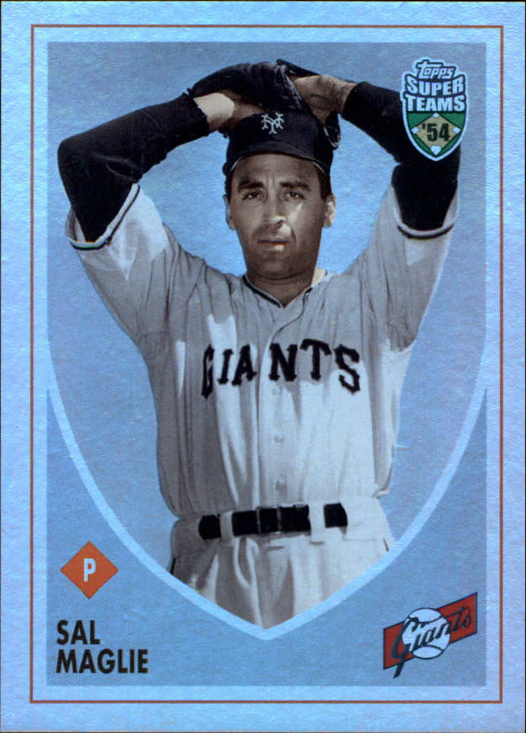 2002 Topps Super Teams Retrofractors #8 Sal Maglie