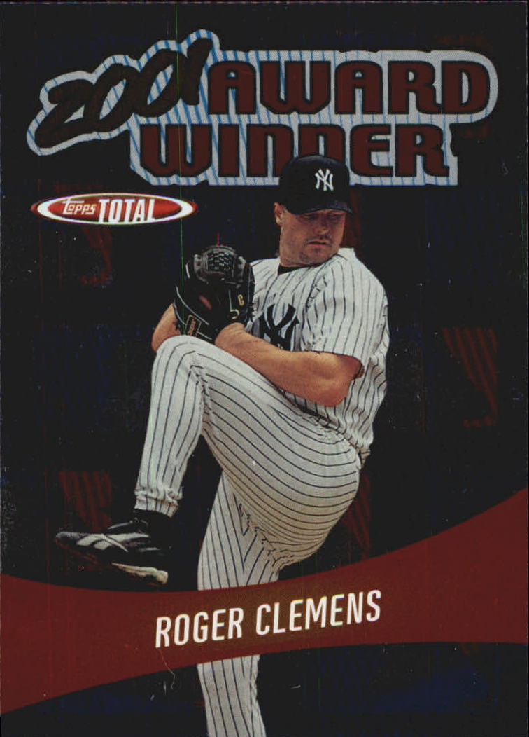 2002 Topps Total Award Winners #AW6 Roger Clemens