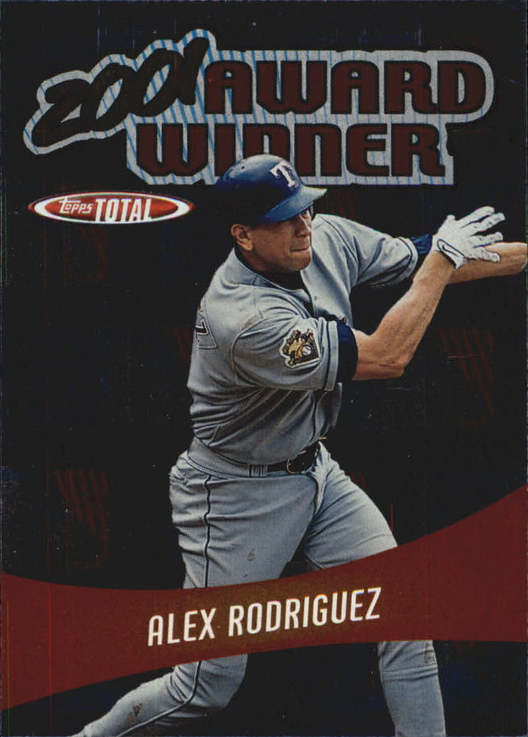 2002 Topps Total Award Winners #AW10 Alex Rodriguez