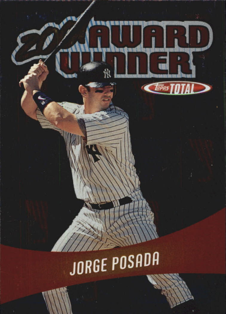 2002 Topps Total Award Winners #AW13 Jorge Posada