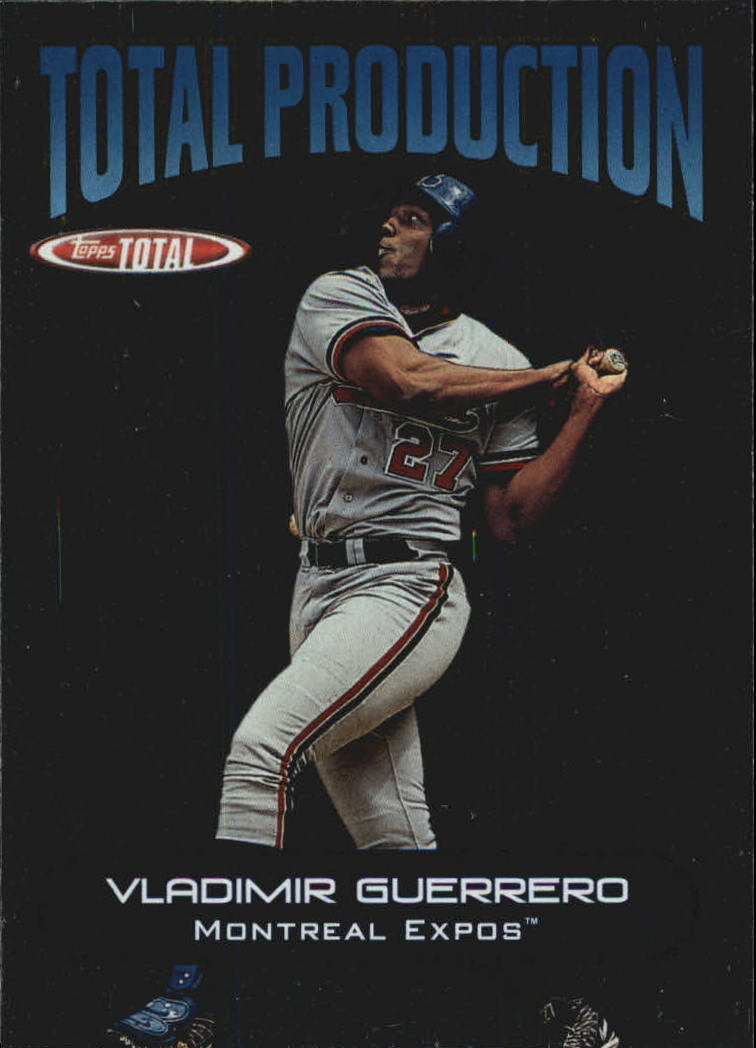 2002 Topps Total Production #TP8 Vladimir Guerrero