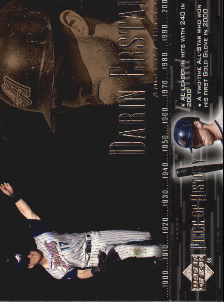 2002 UD Piece of History #2 Darin Erstad