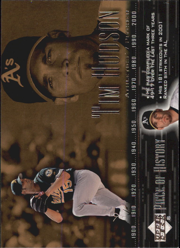 2002 UD Piece of History #5 Tim Hudson