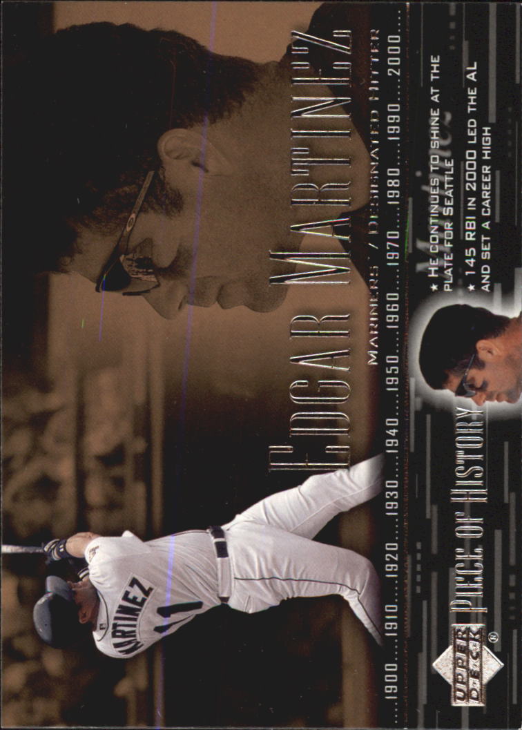 2002 UD Piece of History #14 Edgar Martinez
