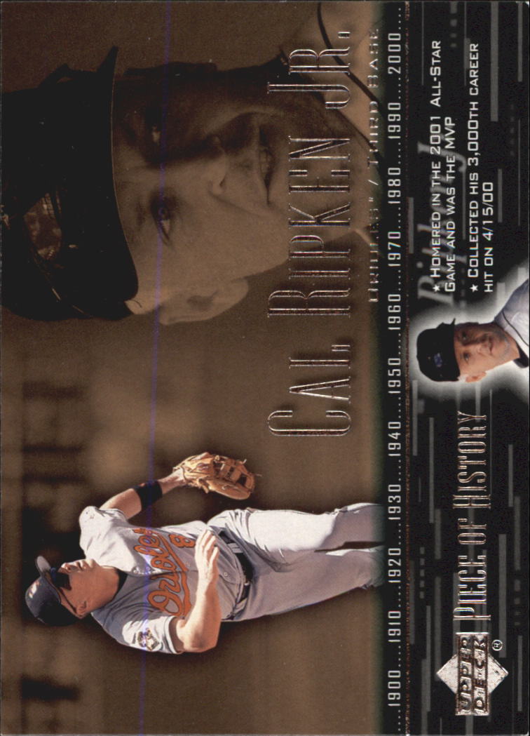2002 UD Piece of History #16 Cal Ripken SP