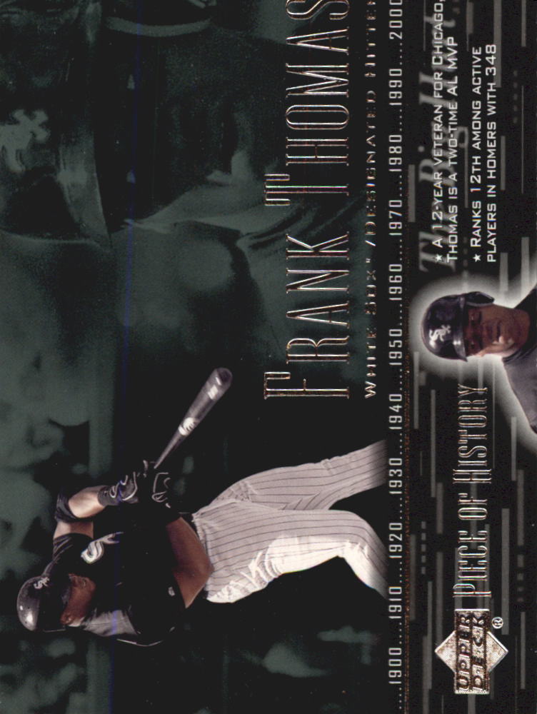 2002 UD Piece of History #34 Frank Thomas