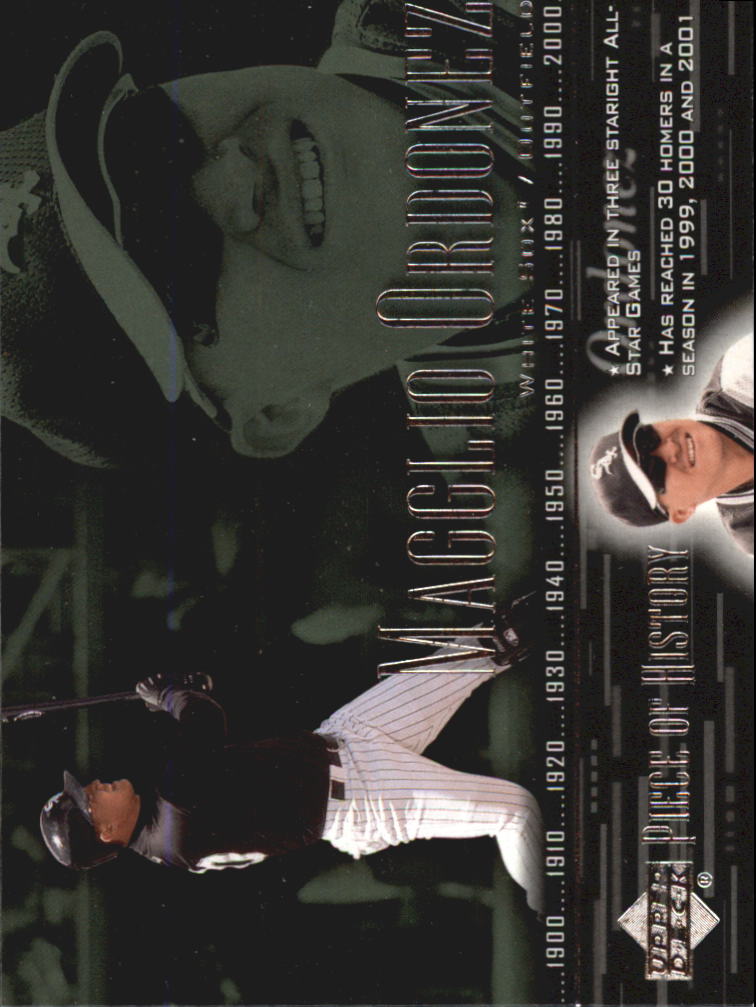 2002 UD Piece of History #35 Magglio Ordonez