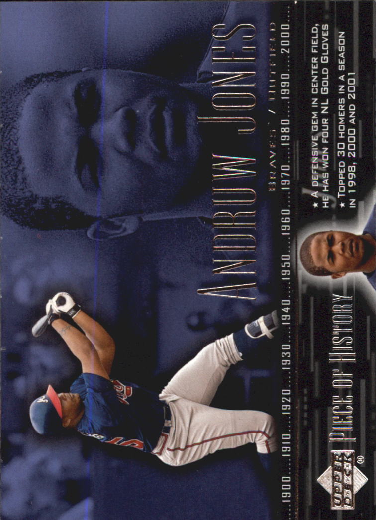2002 UD Piece of History #46 Andruw Jones