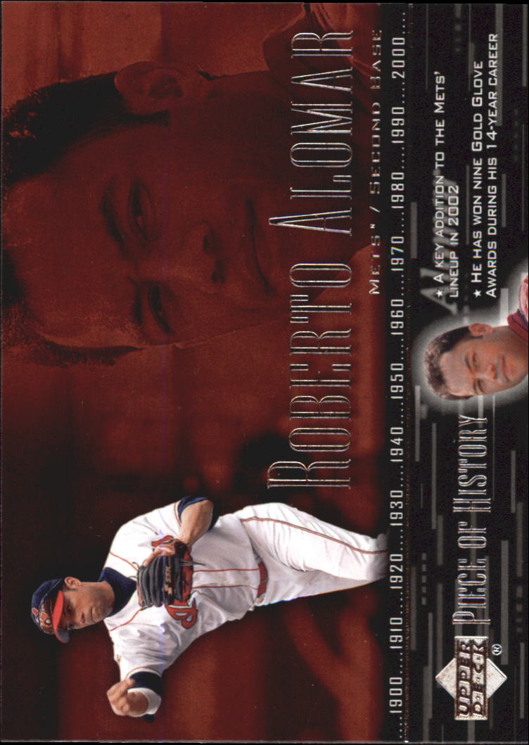 2002 UD Piece of History #80 Roberto Alomar