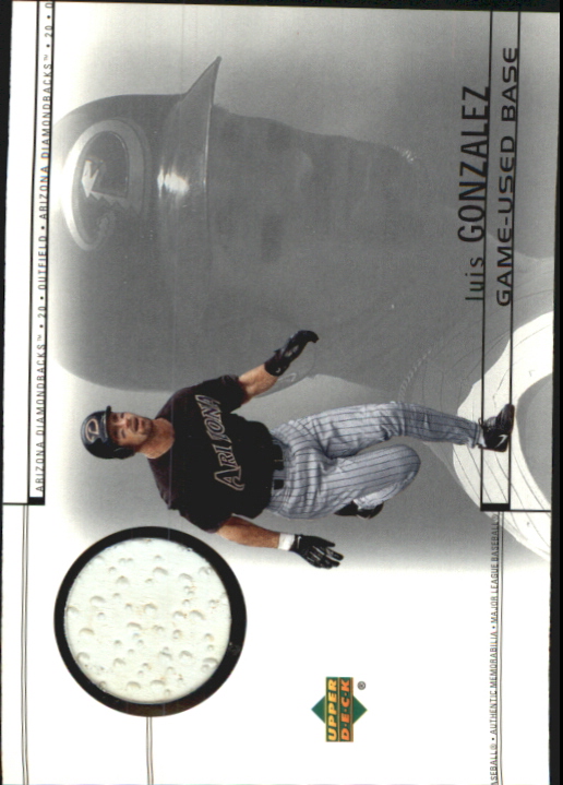 2002 Upper Deck Game Base #BLG Luis Gonzalez