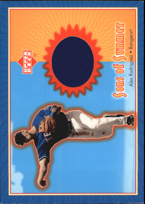 2002 Upper Deck Sons of Summer Game Jersey #SSAR Alex Rodriguez