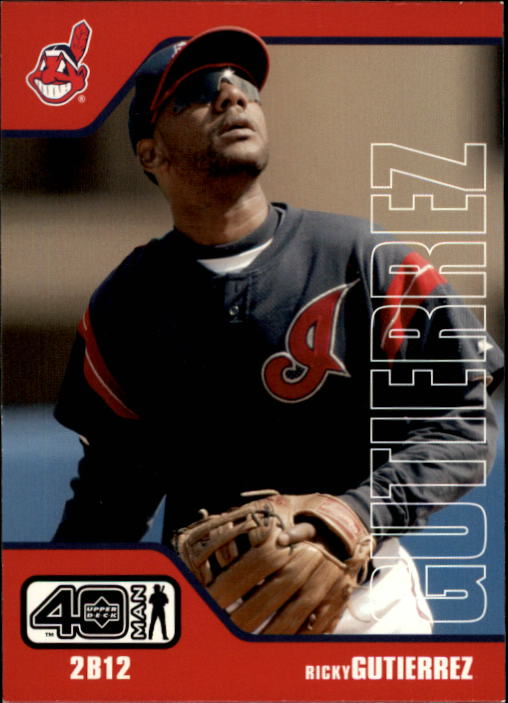 2002 Upper Deck 40-Man #136 Ricky Gutierrez